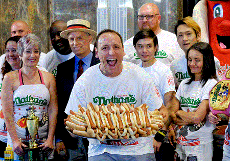 nathans hot dog contest betting odds
