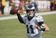 Eagles 4.5 point underdogs at Green Bay