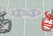 Notre Dame favored by 34.5 over New Mexico