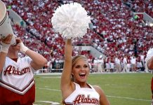 bama favored by 39 over southern miss