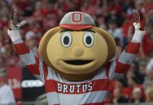 buckeyes favored by 39 over miami ohio