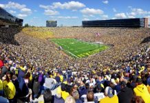 michigan favored by 4.5 over Iowa