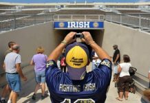 notre dame hosts virginia