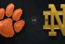 notre dame vs. clemson