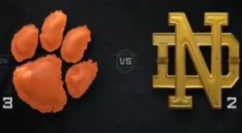 notre dame vs. clemson