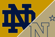 notre dame vs. navy In Ireland