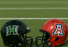 Hawaii at Arizona Free College Football Pick