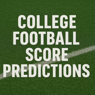 CFB Score Predictions
