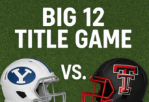 Big 12 CFB Title Game BYU at Texas Tech